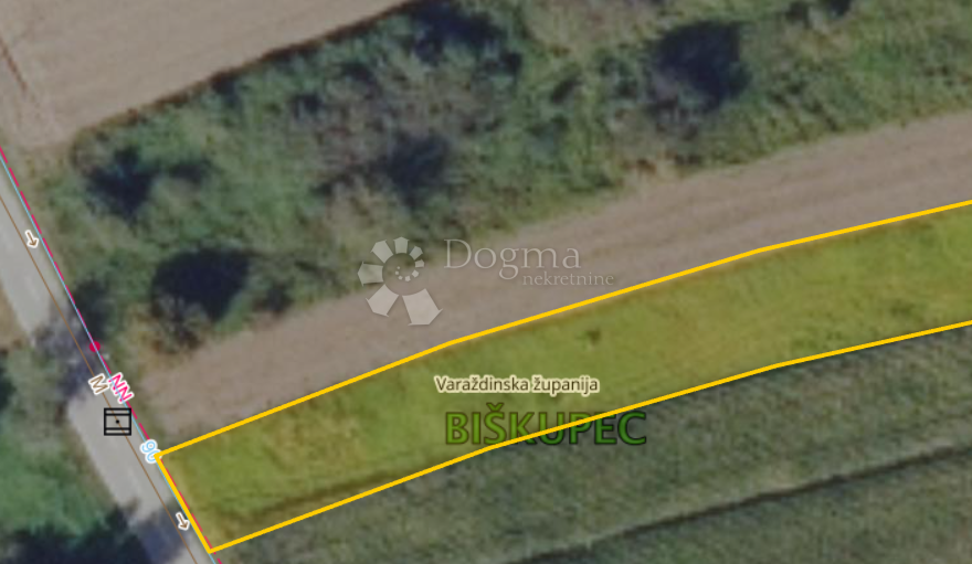 Zazidljivo zemljišče Biškupec, Varaždin, 2.316m2