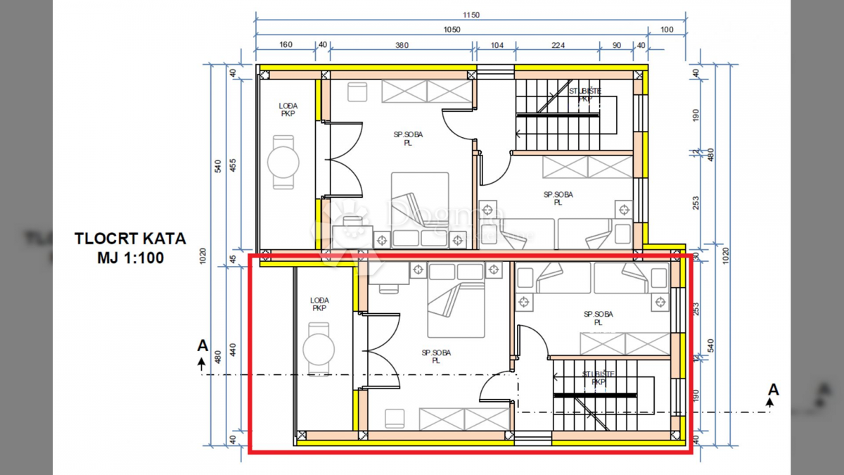 Stanovanje Škrapavac, Privlaka, 110m2