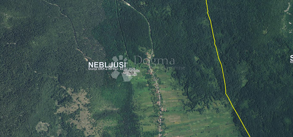 Zazidljivo zemljišče Nebljusi, Donji Lapac, 9.455m2