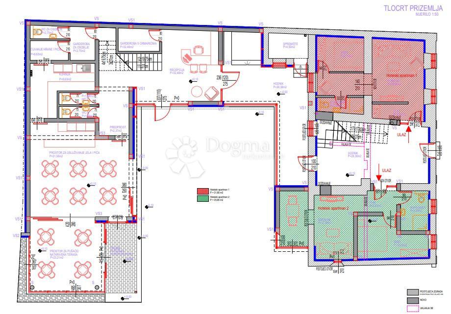 Zazidljivo zemljišče Centar, Varaždin, 478m2