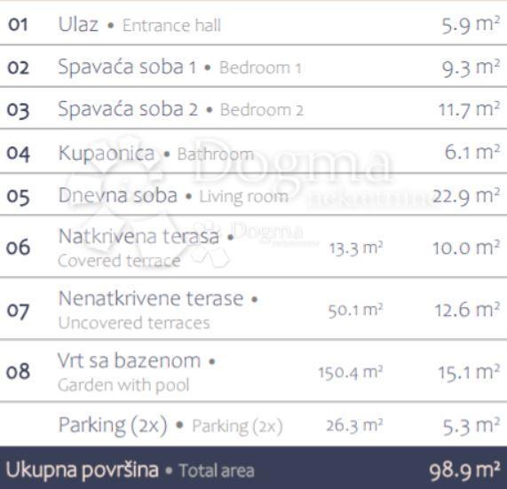 Stanovanje Premantura, Medulin, 98,90m2