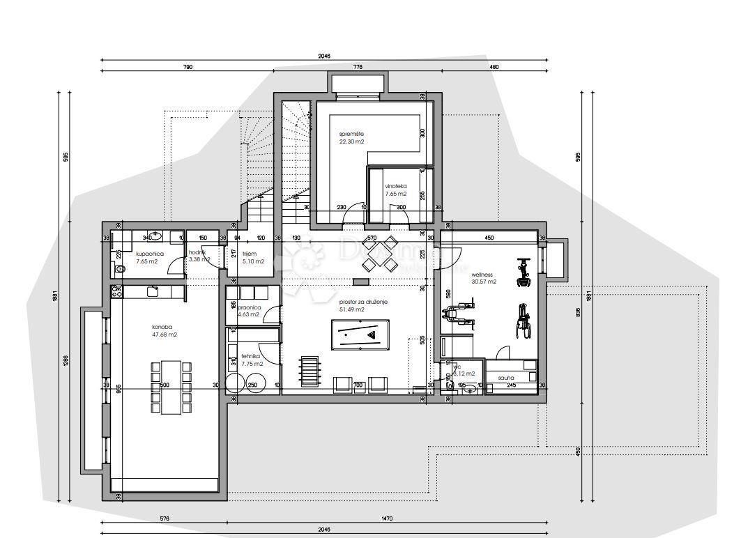 Hiša Vodnjan, 530m2