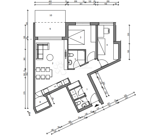 Stanovanje Sloboština, Novi Zagreb - Istok, 80,72m2