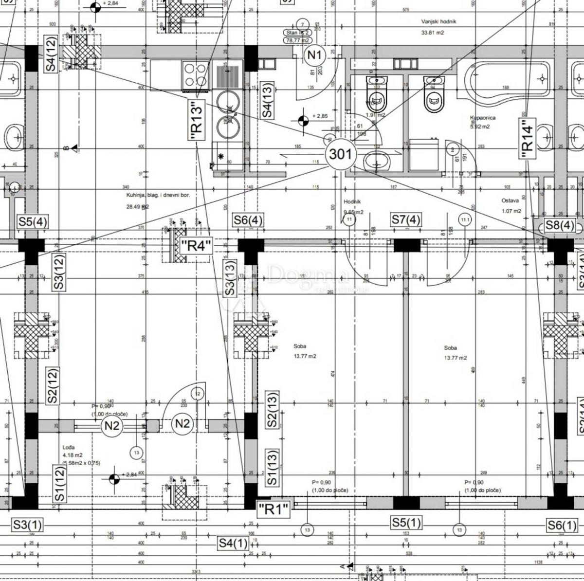 Stanovanje Monte Zaro, Pula, 37,74m2
