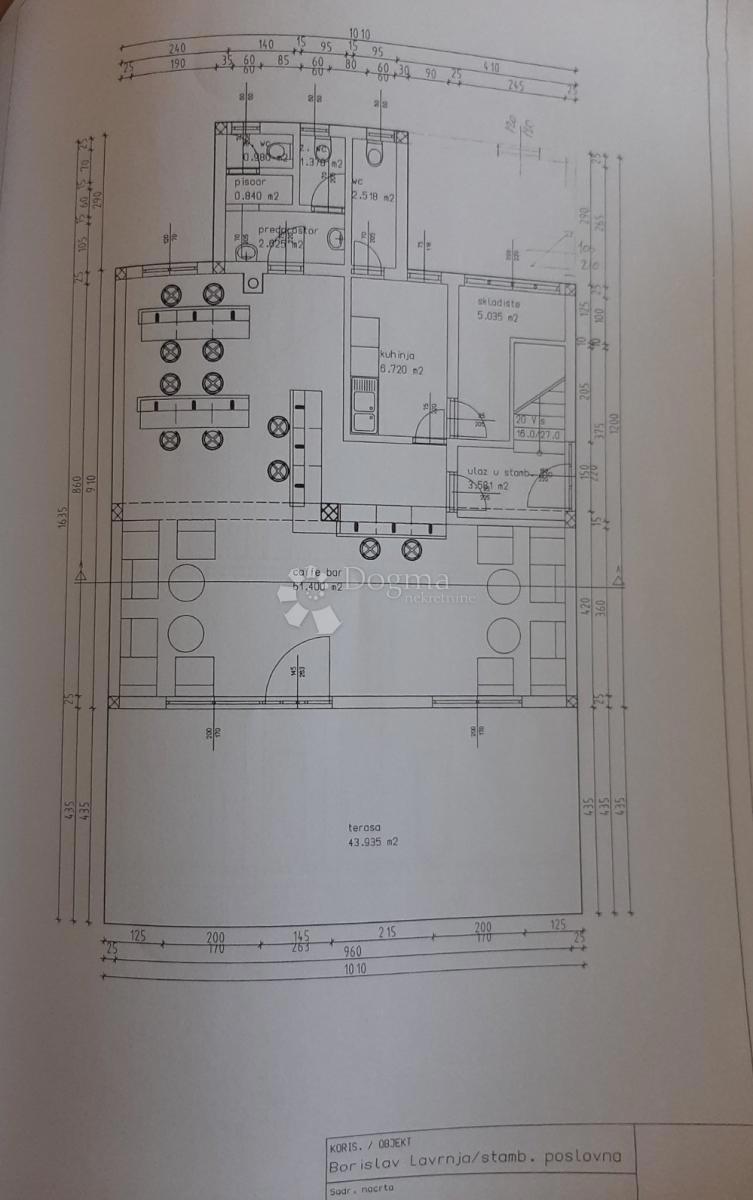 Hiša Donji Lapac, 250m2