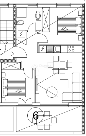 Stanovanje Valmade, Pula, 47,80m2