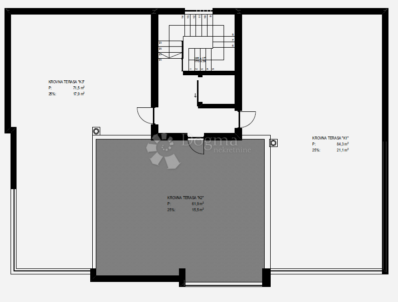 Stanovanje Vidikovac, Zadar, 75,72m2