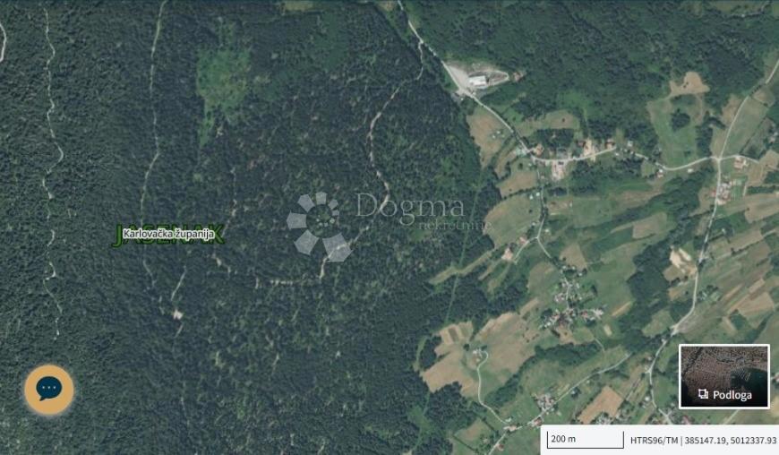 Zemljišče Jasenak, Ogulin, 4.233m2