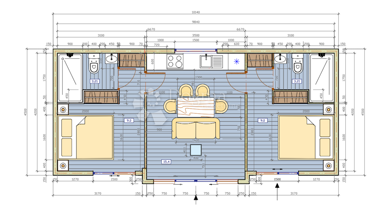 Hiša Zablaće, Šibenik - Okolica, 40m2