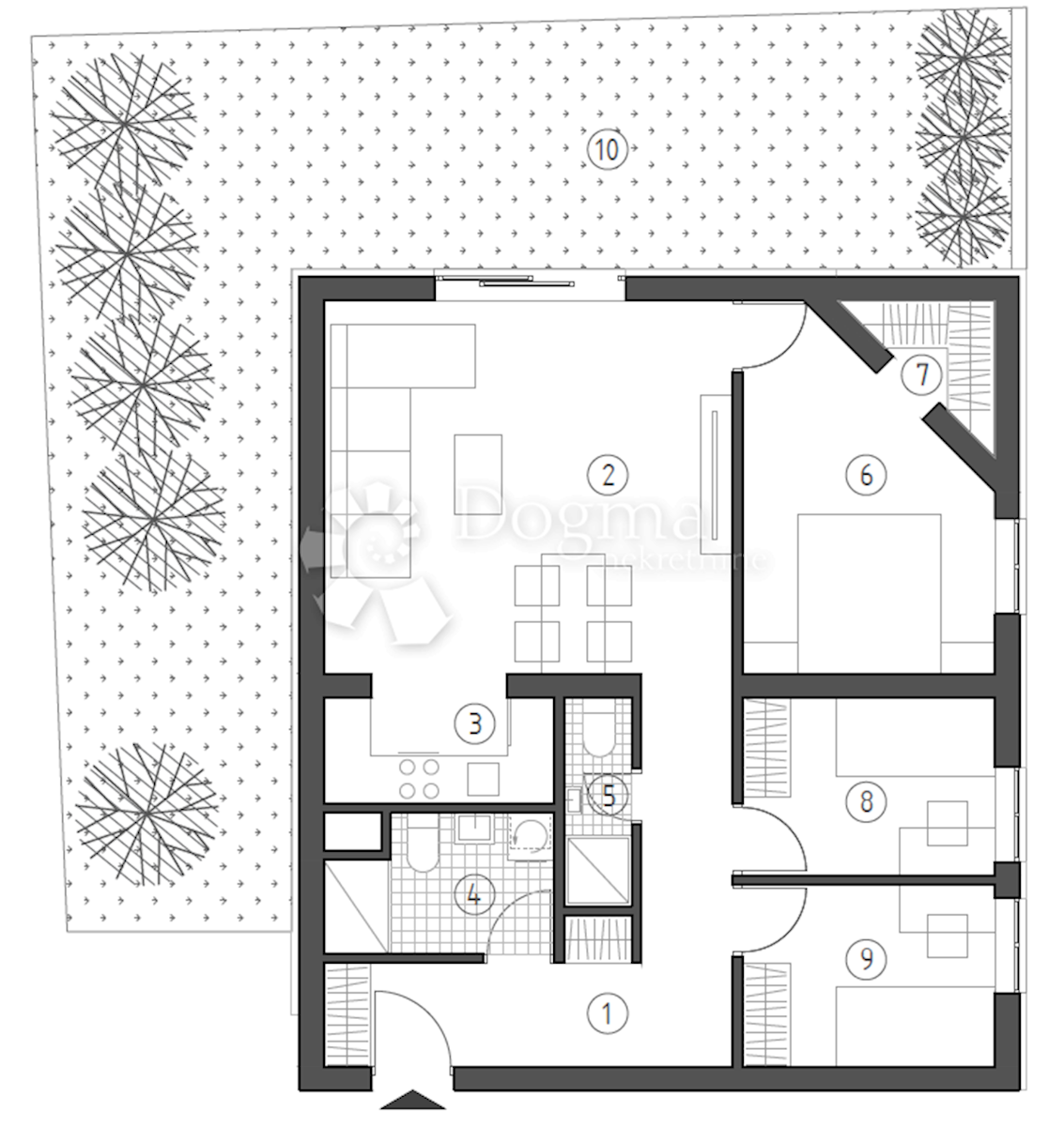 Stanovanje Brestje, Sesvete, 65,27m2