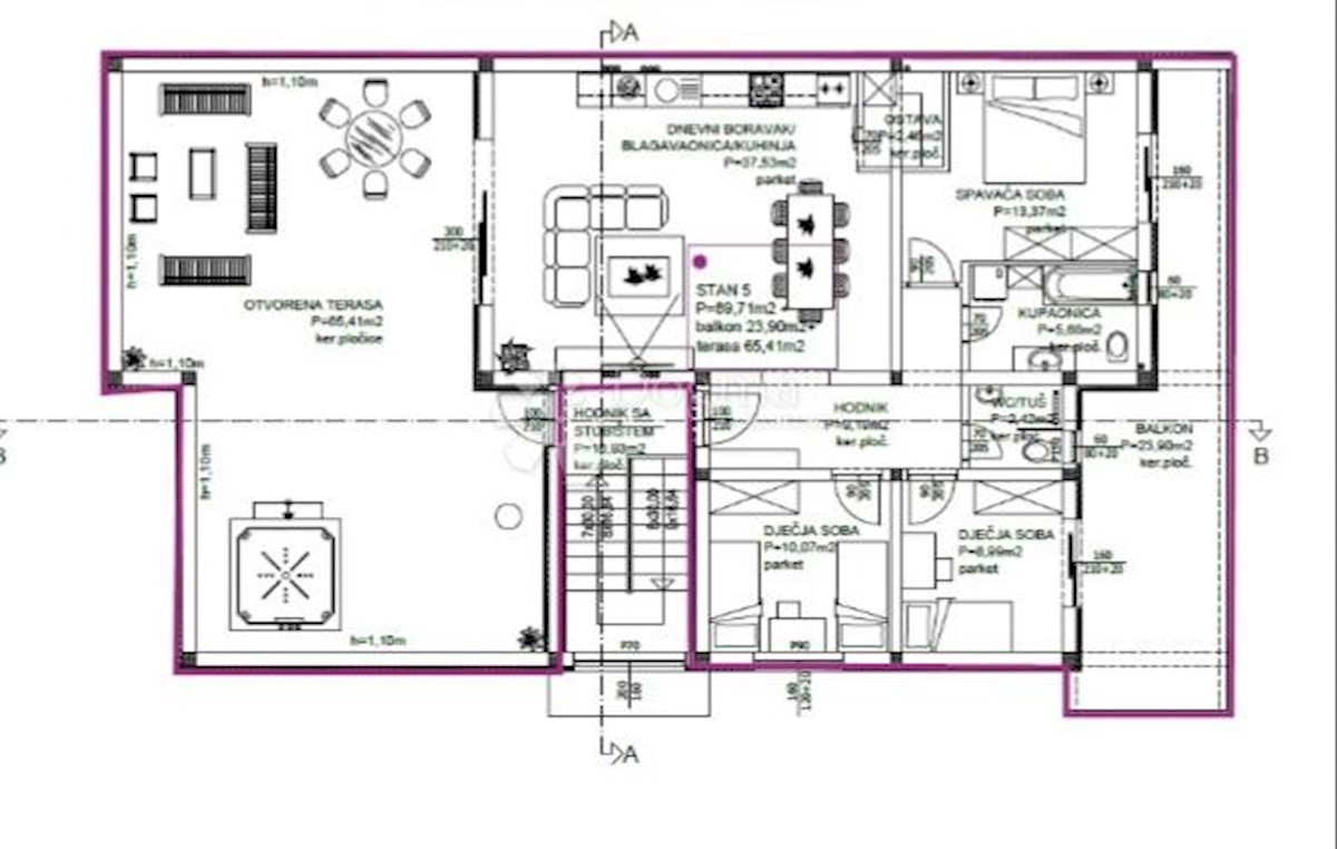 Stanovanje Privlaka, 179,02m2