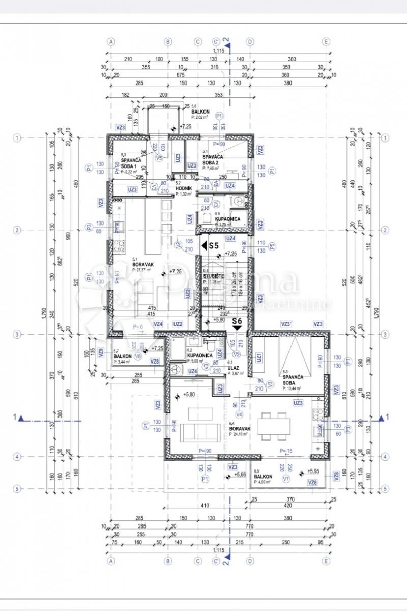 Stanovanje Povljana, 71,50m2