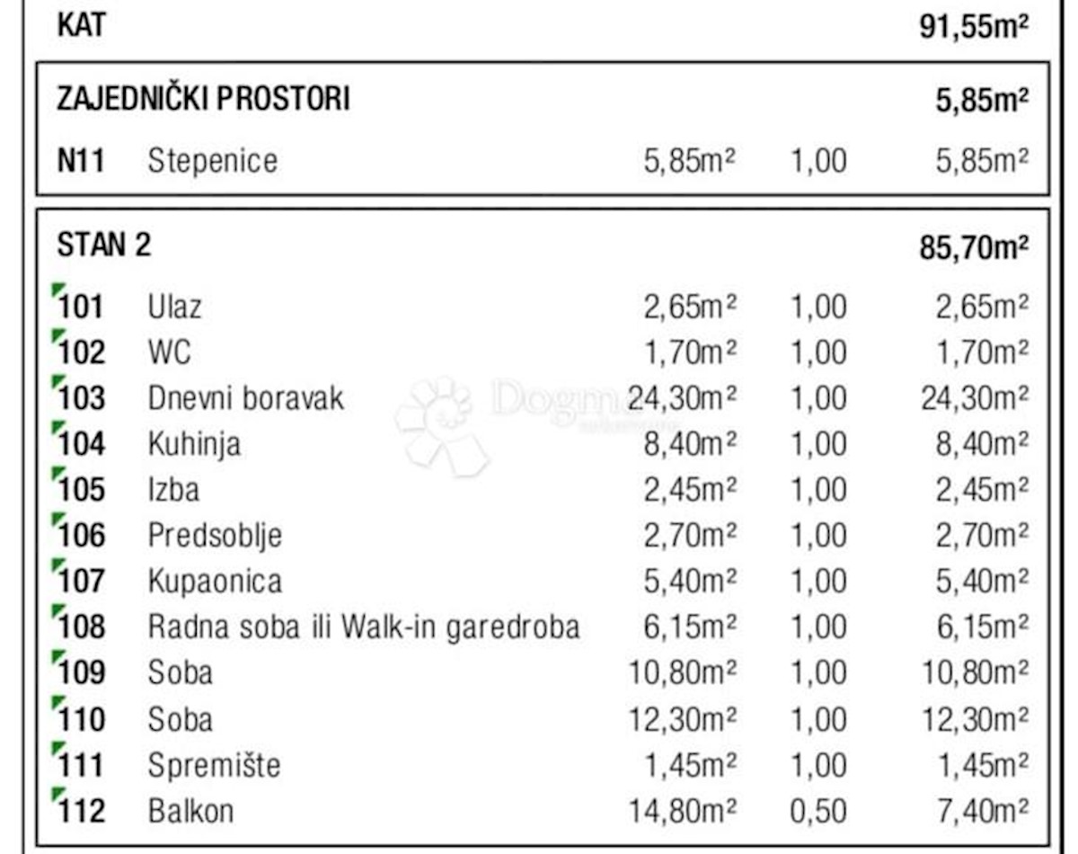 Stanovanje Centar, Samobor, 98,54m2