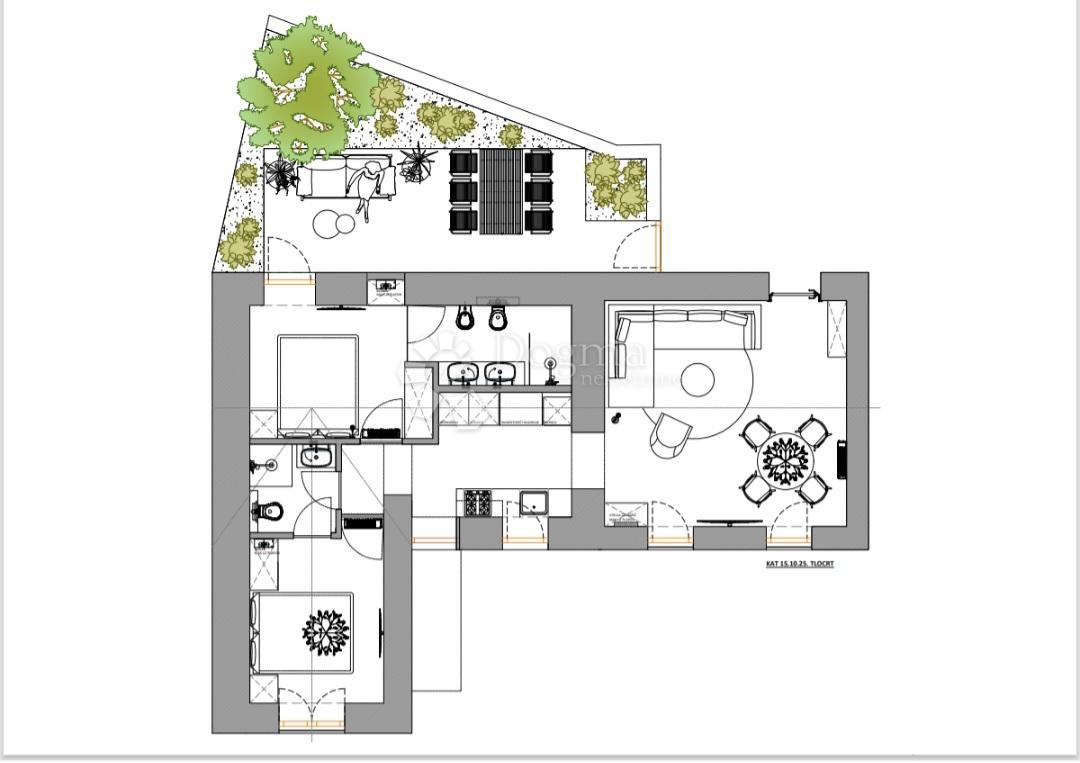 Zemljišče Pobri, Opatija - Okolica, 597m2