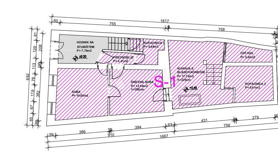 Apartma Crikvenica, 69m2