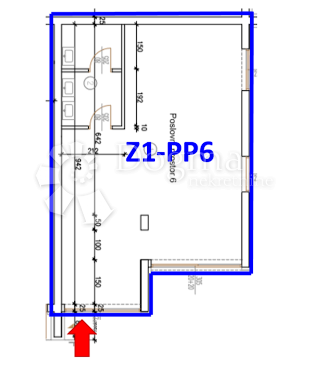 Z1/PP6 POSLOVNI PROSTOR V NOVEM STANOVANJSKEM KOMPLEKSU - ODLIČNO!