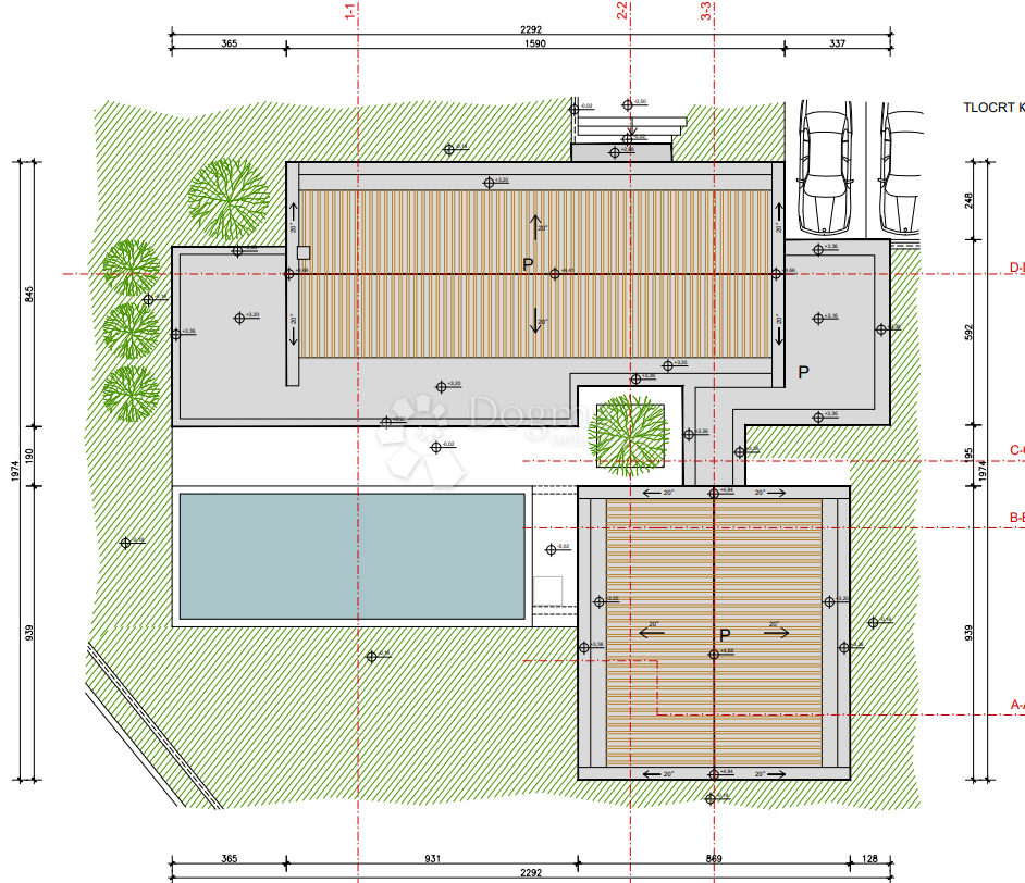 ZEMLJIŠČE S PROJEKTOM IN POGLEDOM NA MESTO, 10 MINUT OD MORJA IN PORTOROŽA