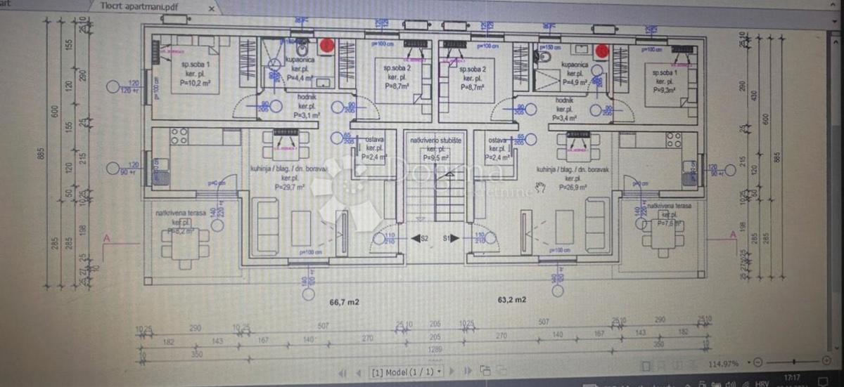 Apartma Vir, 68m2