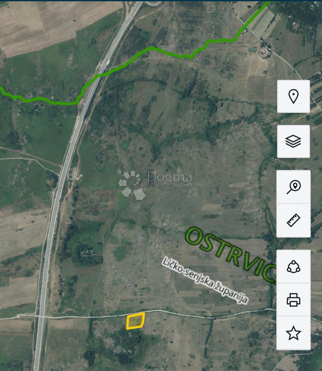 Kmetijsko zemljišče Ostrvica, Gospić - Okolica, 7.373m2