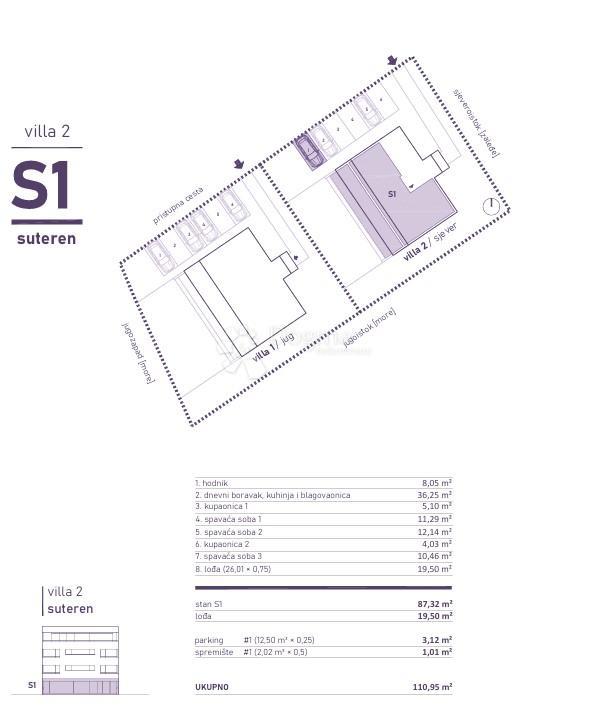 Stanovanje Sveti Petar na Moru, Sveti Filip I Jakov, 110,95m2