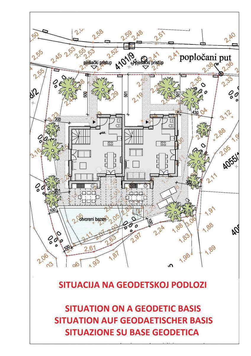 Zazidljivo zemljišče Krapanj, Šibenik - Okolica, 406m2