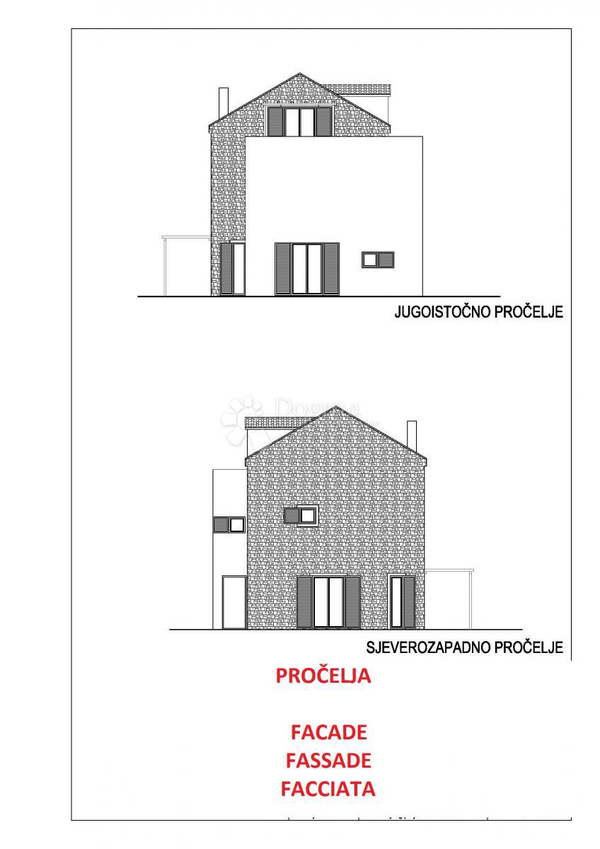 Zazidljivo zemljišče Krapanj, Šibenik - Okolica, 406m2