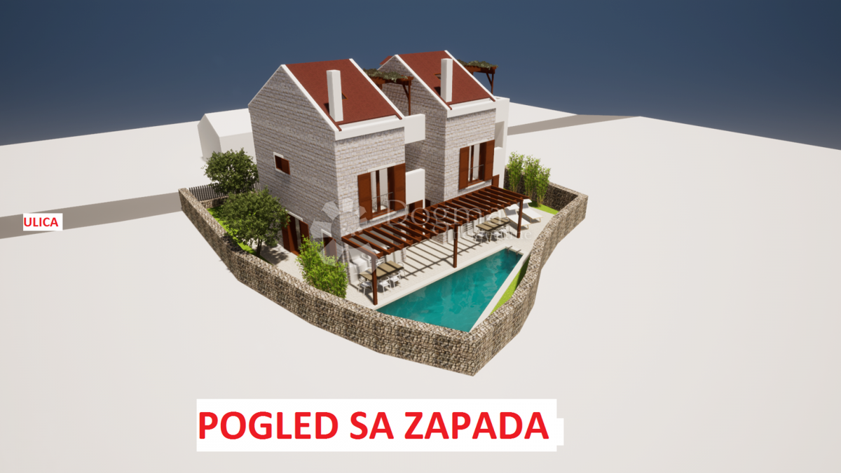 Zazidljivo zemljišče Krapanj, Šibenik - Okolica, 406m2