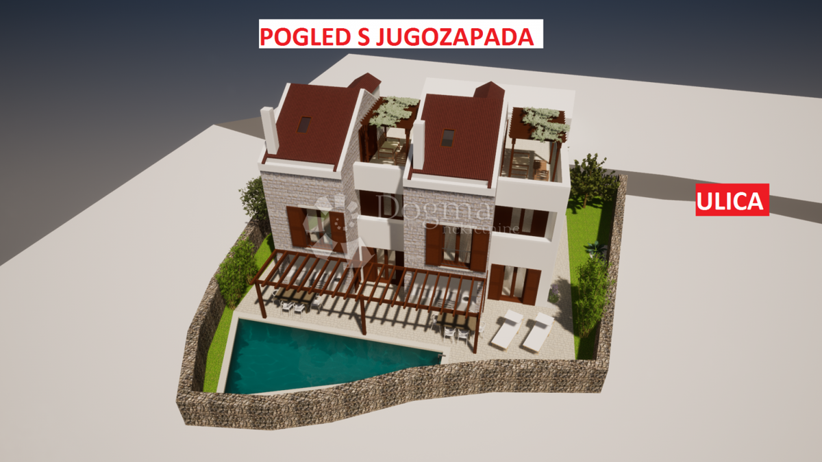 Zazidljivo zemljišče Krapanj, Šibenik - Okolica, 406m2
