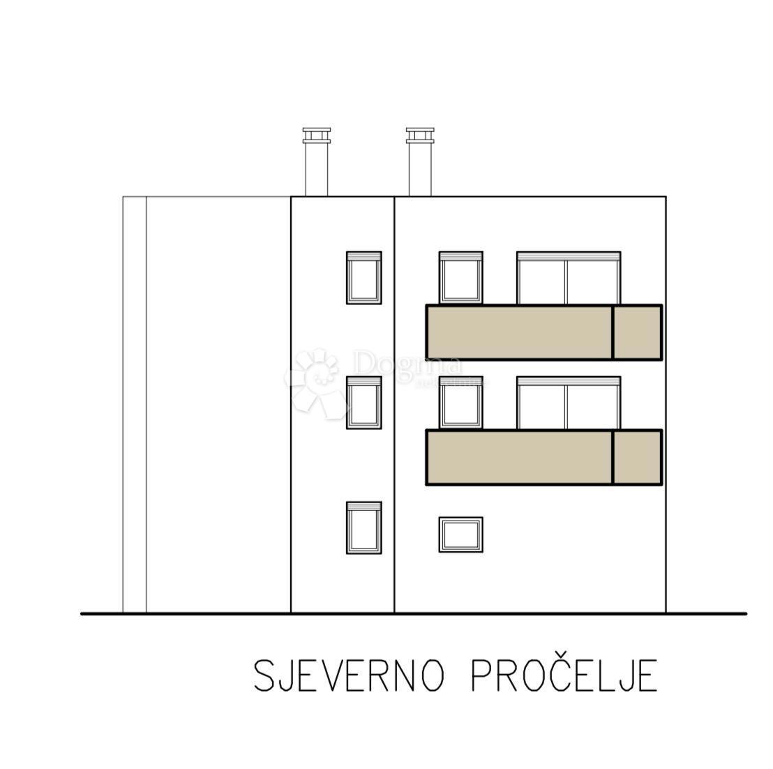Stanovanje Valdebek, Pula, 55,70m2