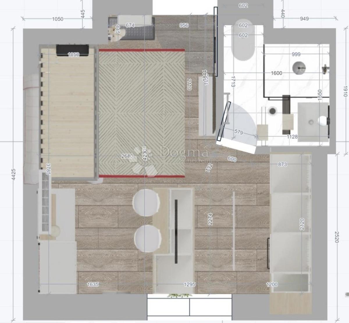 Stanovanje Trešnjevka, Trešnjevka - Sjever, 16,80m2