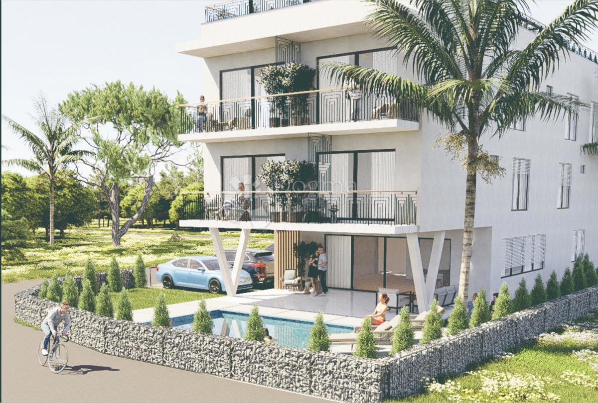 Apartma S1 Privlaka – pritličje, vrt, 3 spalnice, bazen