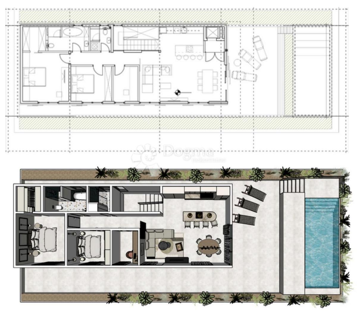 Stanovanje Bili brig, Zadar, 101m2