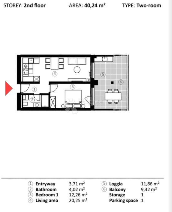 Stanovanje Umag, 66,90m2
