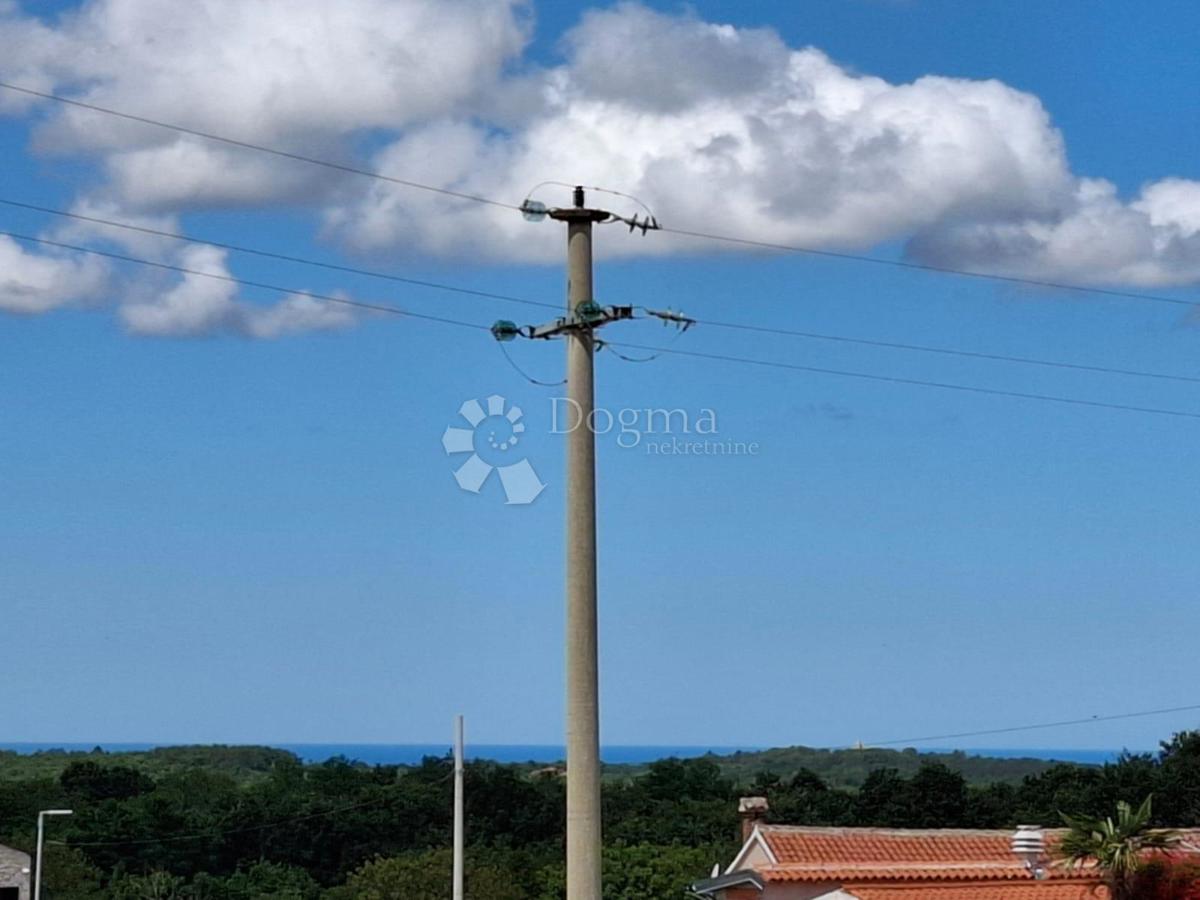 TINJAN - Gradbeno zemljišče 1200m2 POGLED NA MORJE