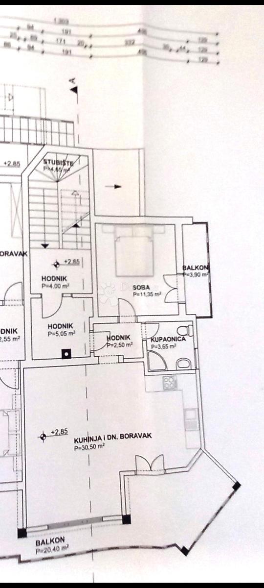 Stanovanje Makarska, 70m2