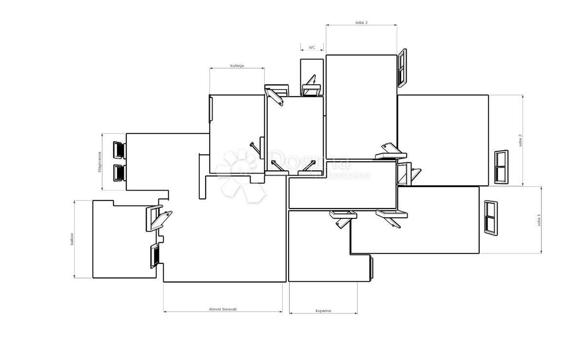 Stanovanje Šodići, Kostrena, 82,95m2
