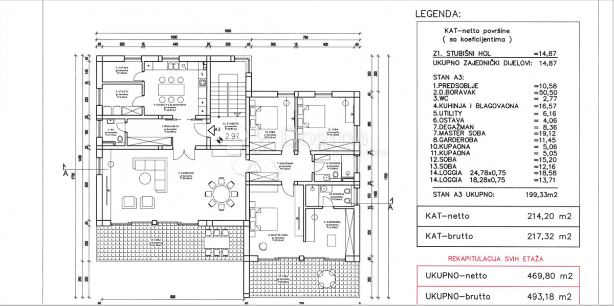 Matulji, Mučići, nadstropje v novogradnji