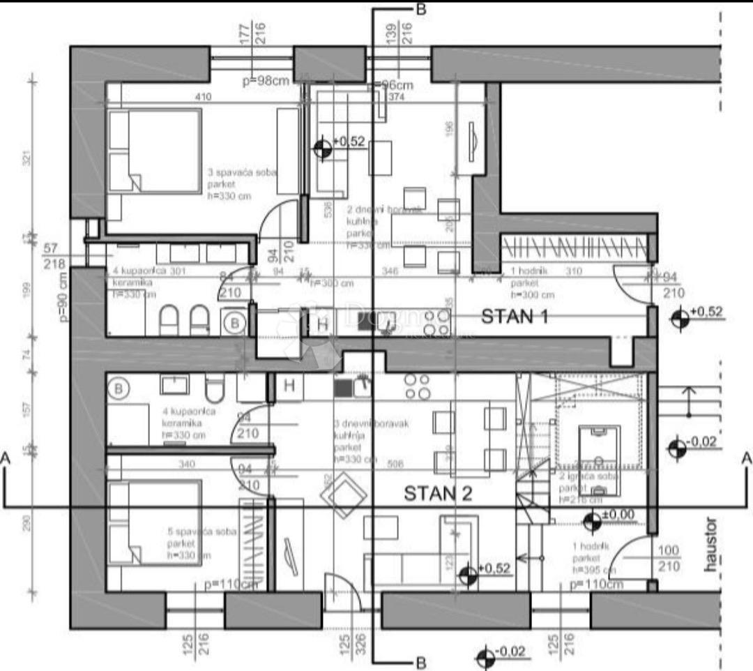 Stanovanje Centar, Rijeka, 99,60m2