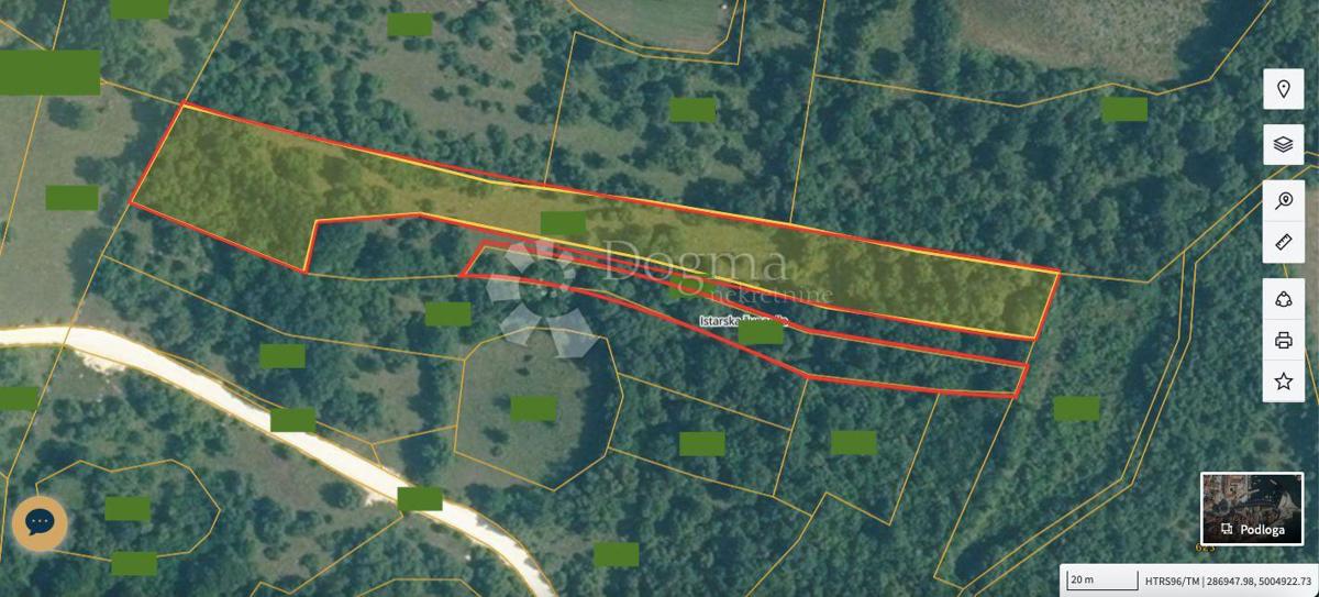 Kmetijsko zemljišče Mrgani, Kanfanar, 9.278m2