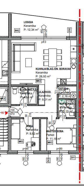 Stanovanje Kurilovec, Velika Gorica, 125,76m2