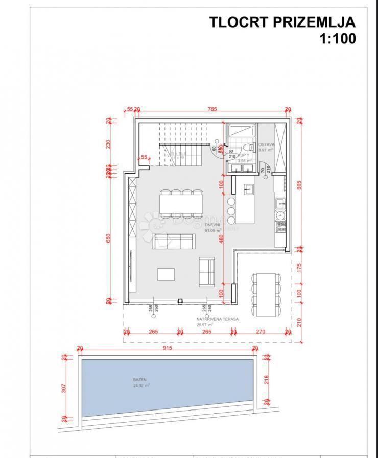 Hiša Rupotina, Solin, 180m2