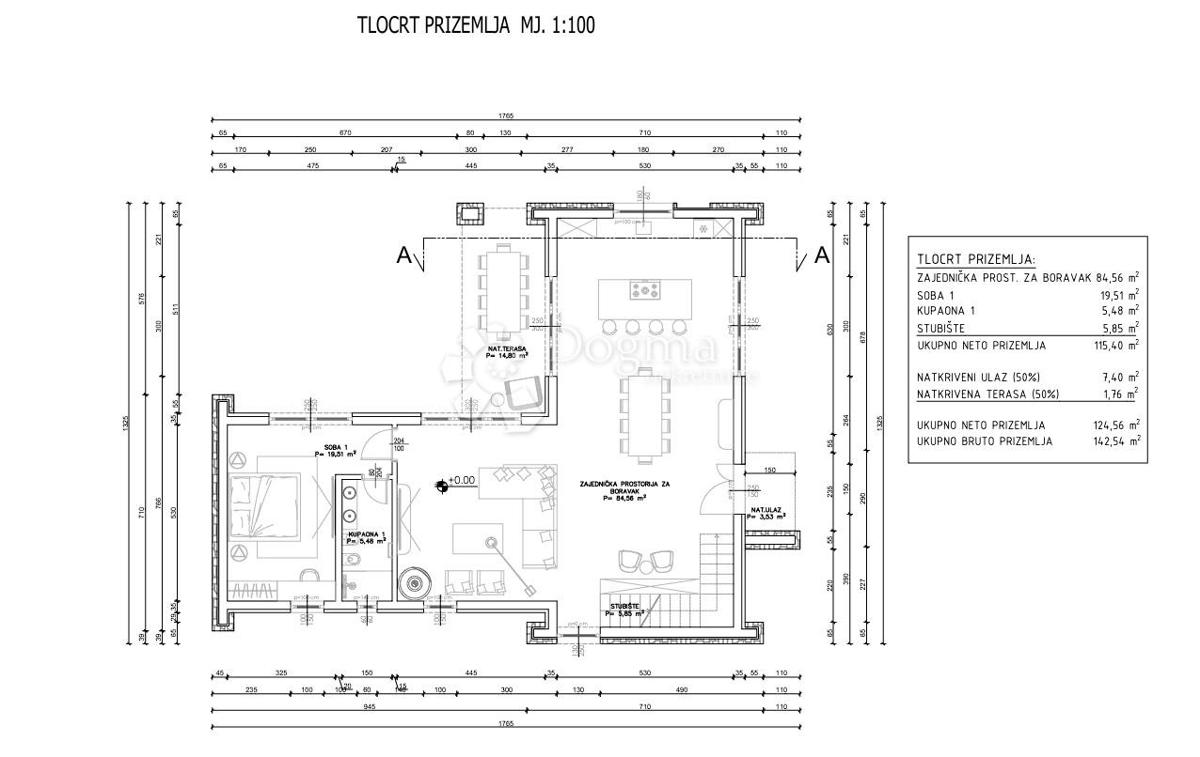 Zazidljivo zemljišče Kanfanar, 937m2