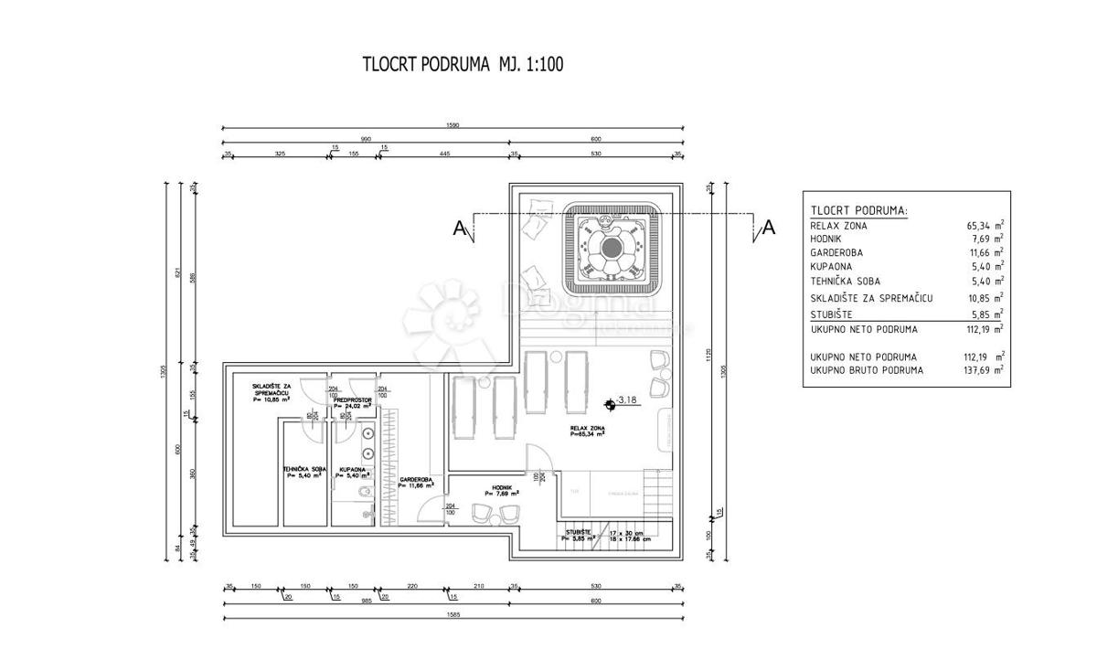 Zazidljivo zemljišče Kanfanar, 937m2