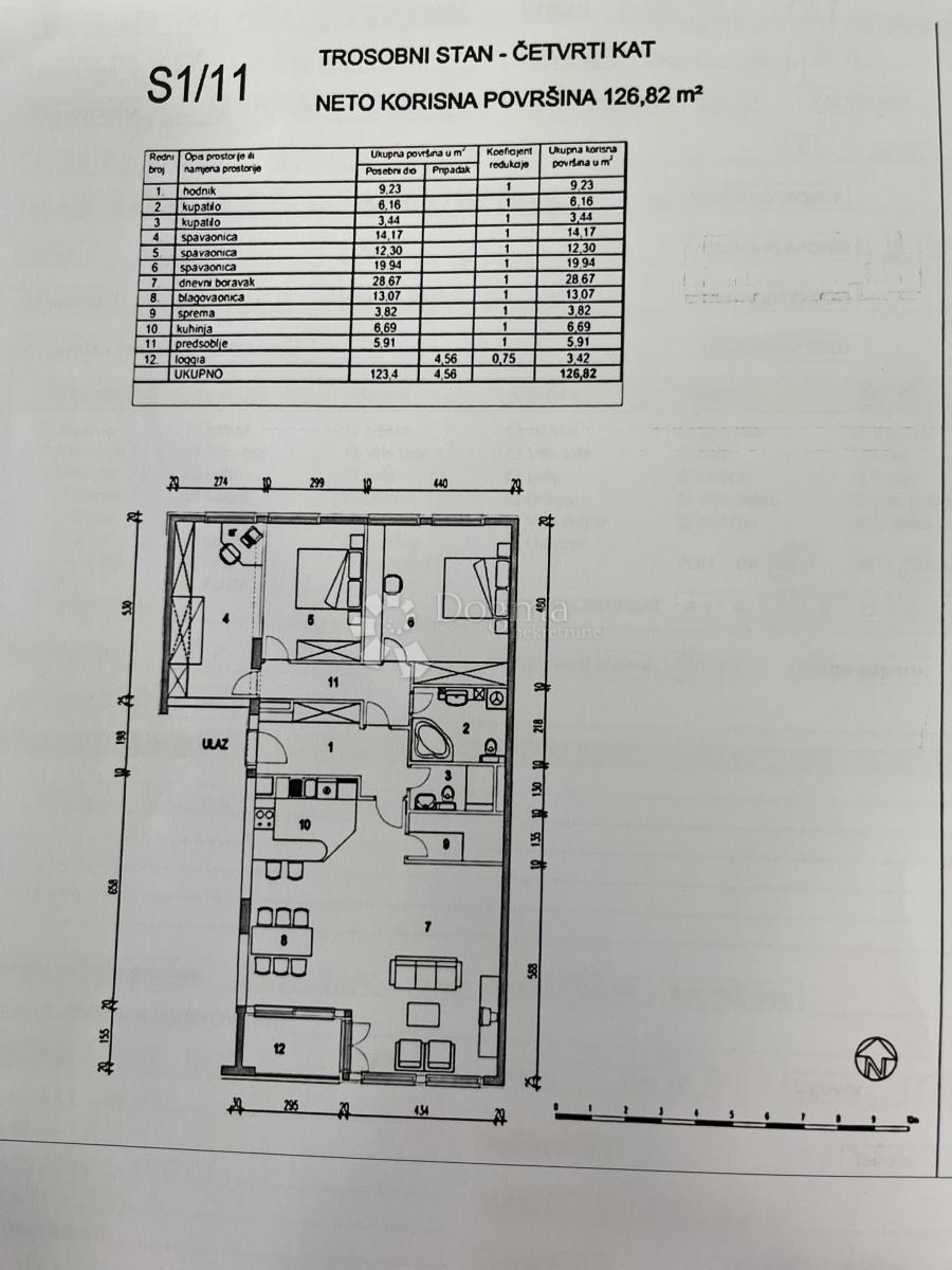 Stanovanje Kman, Split, 127m2