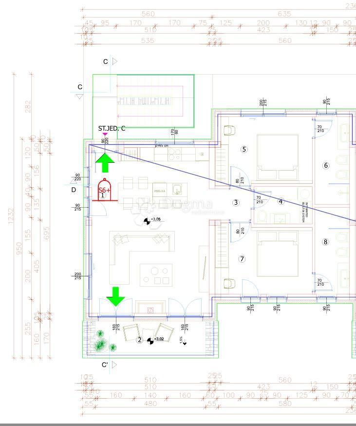 Stanovanje Poreč, 86,59m2