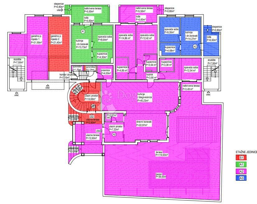 Apartma Zaton, Nin, 540,75m2