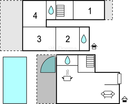 Hiša Marčana, 150m2