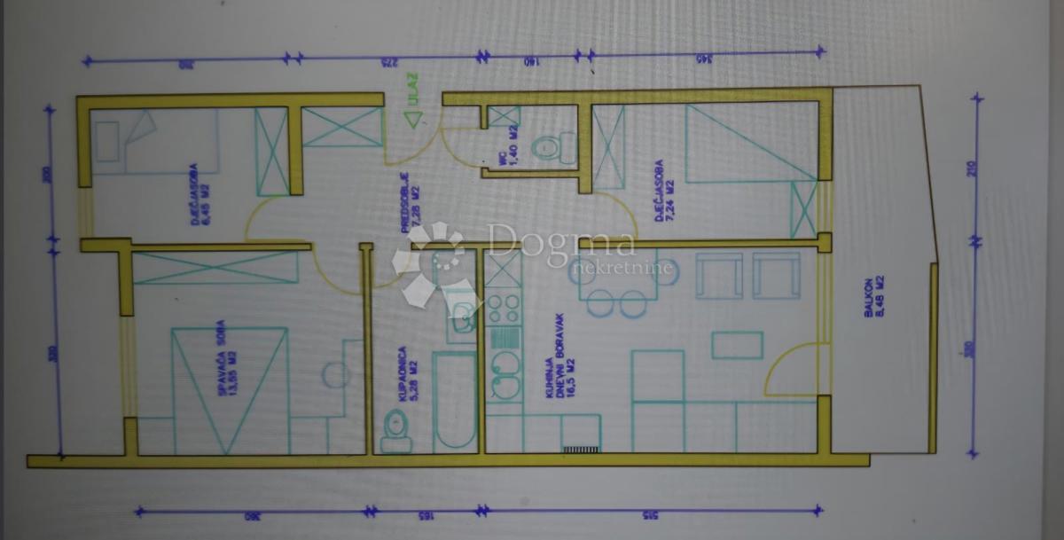 Stanovanje Kaštel Kambelovac, Kaštela, 56,94m2