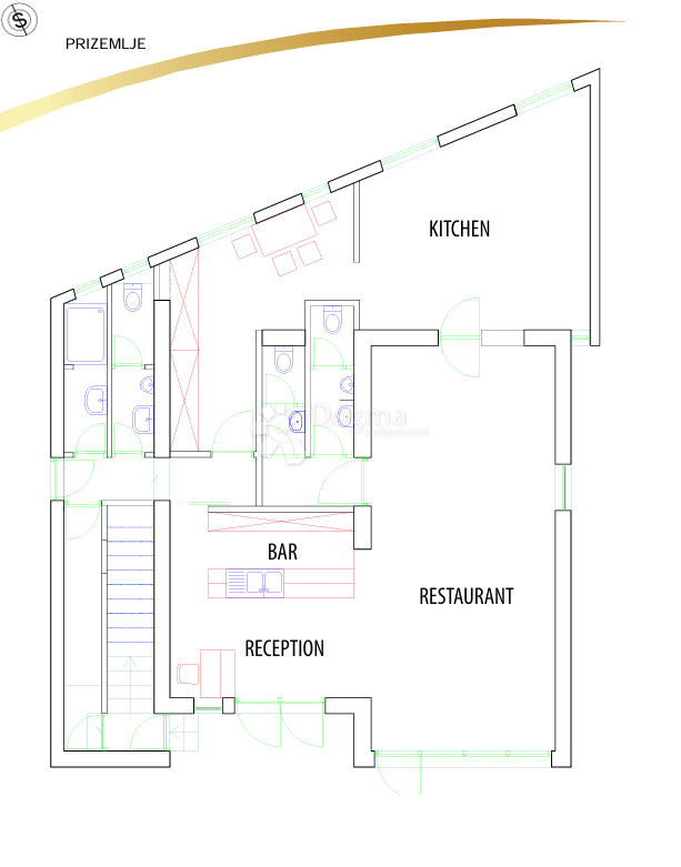 Poslovni prostor Živogošće, Podgora, 108,51m2