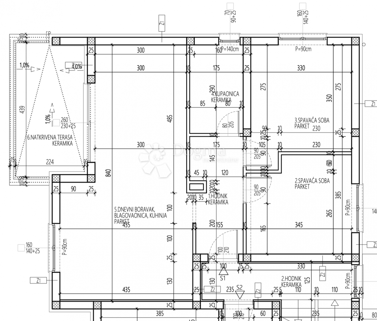 Stanovanje Brodarica, Šibenik - Okolica, 81,74m2